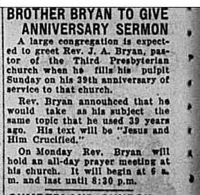 Brother Bryan to Give Anniversary Sermon